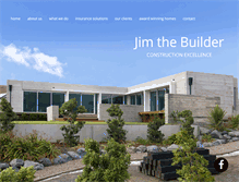 Tablet Screenshot of jimthebuilder.co.nz